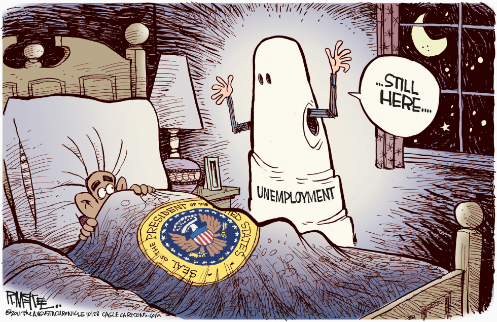  STILL HAUNTED BY UNEMPLOYMENT by Rick McKee