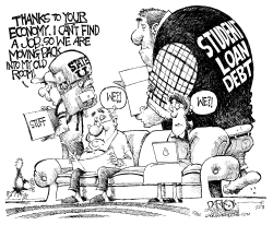 STUDENT LOAN DEBT by John Darkow