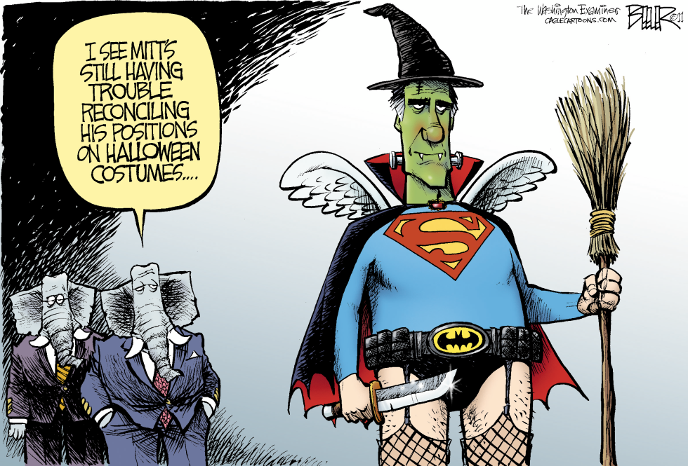  HALLOWEEN ROMNEY by Nate Beeler