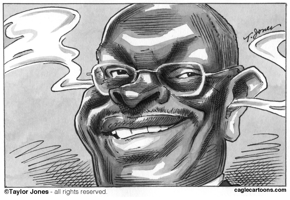  HERMAN CAIN UP IN SMOKE by Taylor Jones