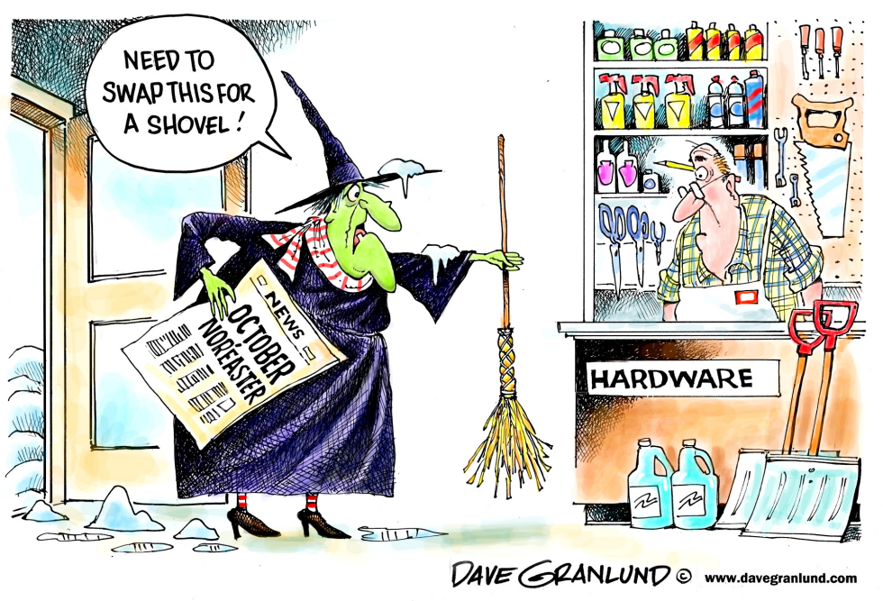  OCTOBER SNOWSTORM by Dave Granlund