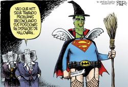 ROMNEY EN HALLOWEEN  by Nate Beeler