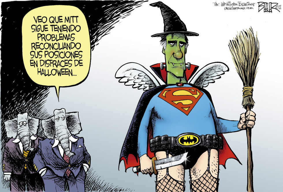  ROMNEY EN HALLOWEEN  by Nate Beeler