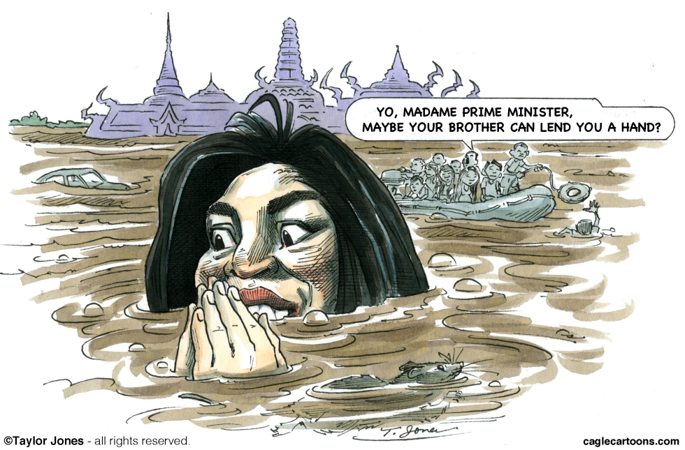  YINGLUCK AND THAI FLOODING  by Taylor Jones