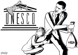 PALESTINIANS IN UNESCO by Rainer Hachfeld