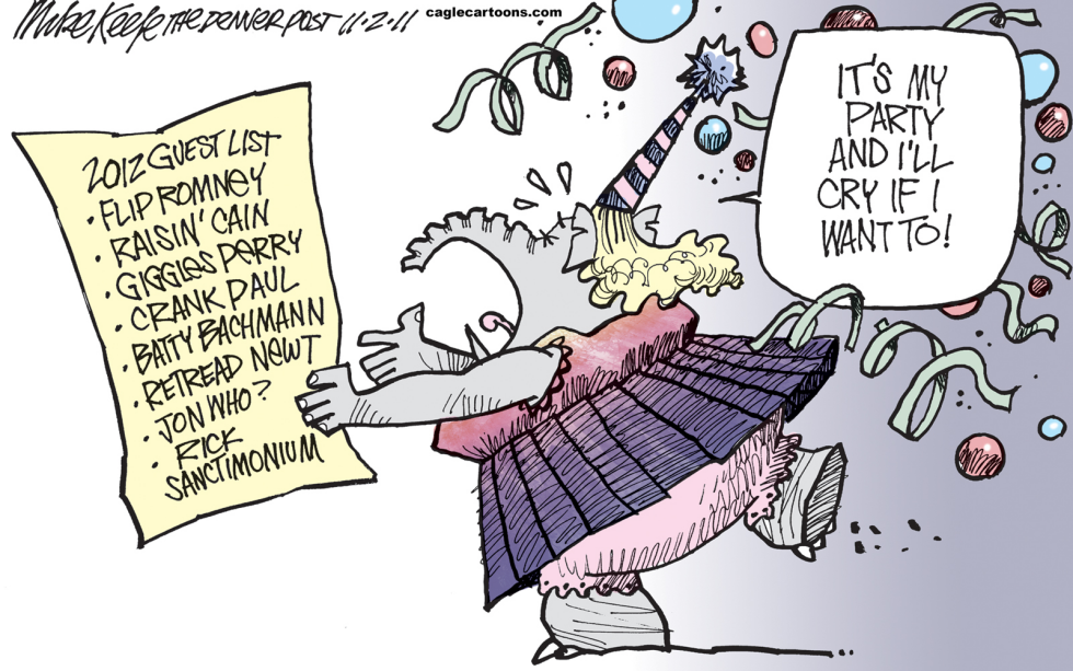  REPUBLICAN PARTY by Mike Keefe