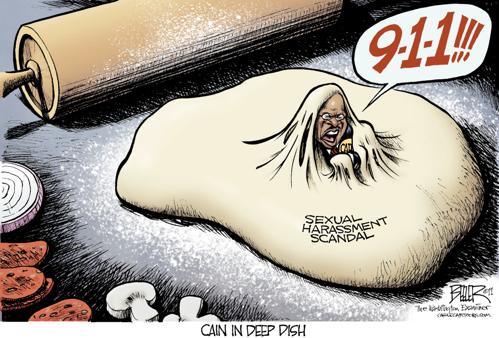  CAIN SCANDAL by Nate Beeler