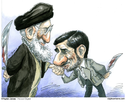 KHAMENEI VS AHMADINEJAD  by Taylor Jones