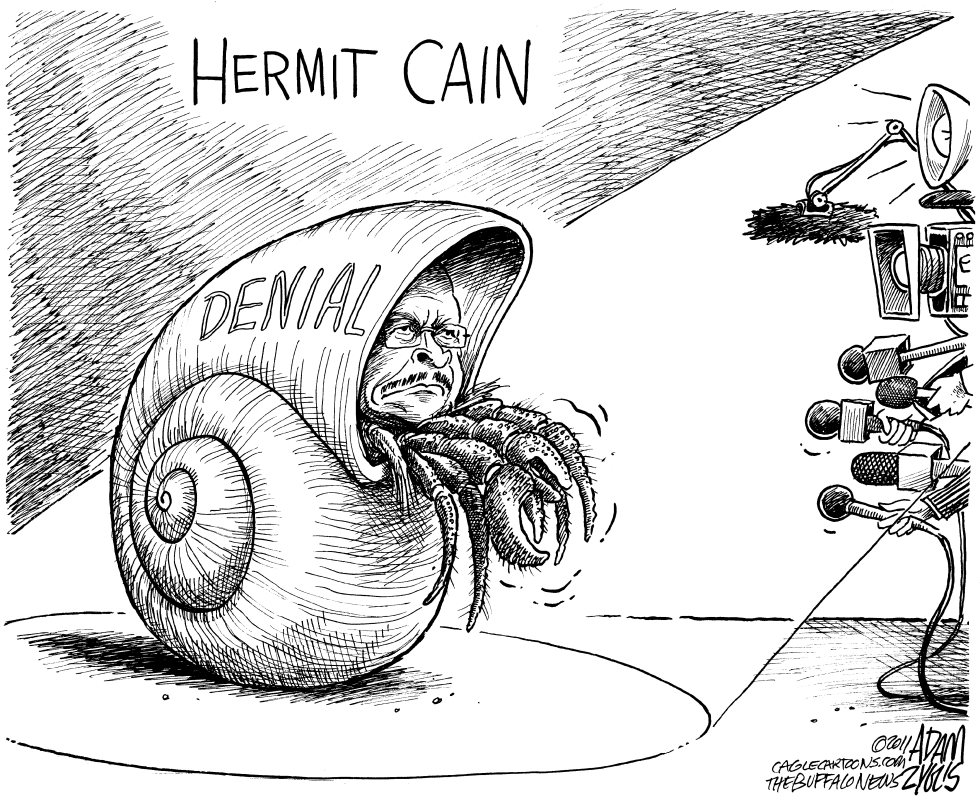  HERMIT CAIN by Adam Zyglis