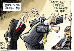 BANKERS ATM by Pat Bagley