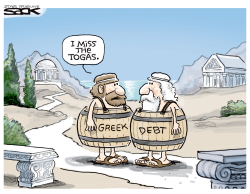 GREEK DEBT by Steve Sack