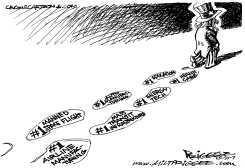 AMERICAN EXCEPTIONALISM by Milt Priggee