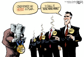 THE ROMNEY PLAN by Nate Beeler