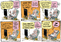 HERMAN CAIN NEWS  by Daryl Cagle