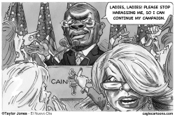 HERMAN CAIN COMPLAINS by Taylor Jones