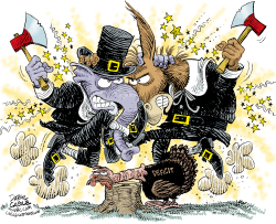 SUPER-COMMITTEE THANKSGIVING by Daryl Cagle