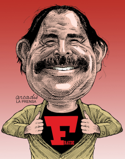 DANIEL ORTEGA by Arcadio Esquivel