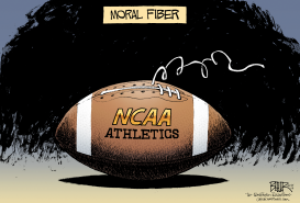 COLLEGE SPORTS SCANDALS by Nate Beeler