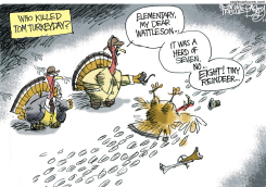 HOLIDAY CRIME by Pat Bagley