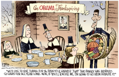 AN OBAMA THANKSGIVING by Rick McKee