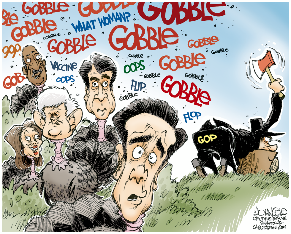  GOP TURKEYS by John Cole