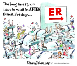 BLACK FRIDAY AFTERMATH by Dave Granlund