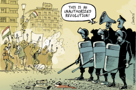 TAHRIR SQUARE IS REBELLING AGAIN by Patrick Chappatte