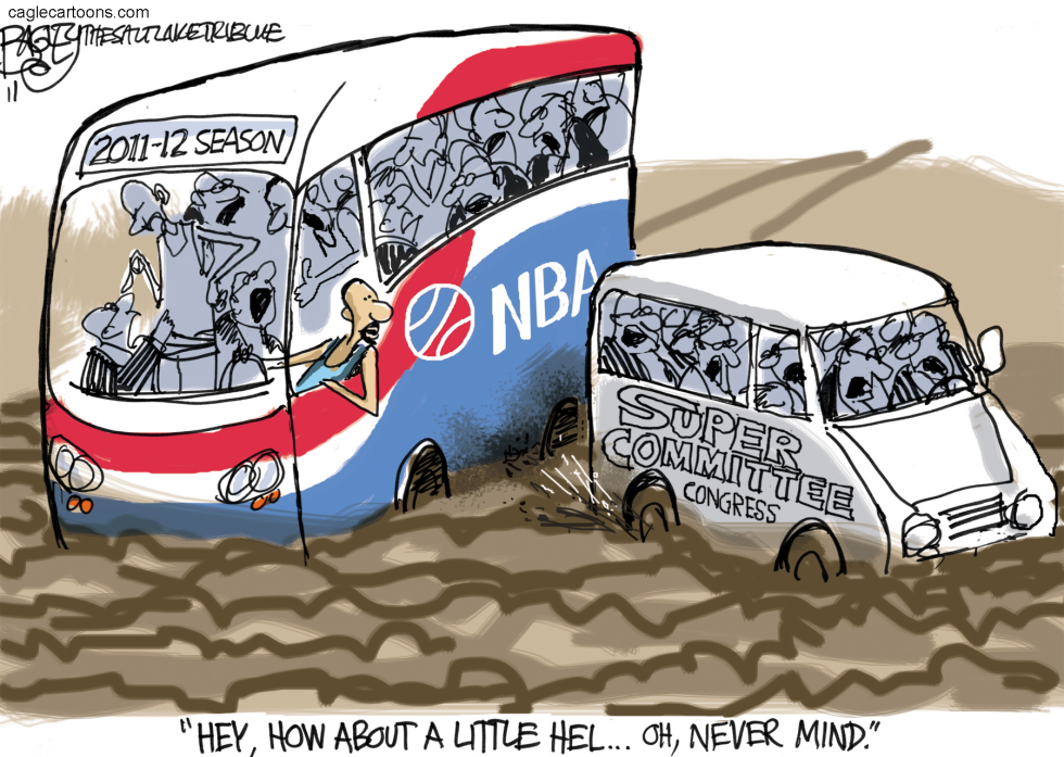  NBA SUPERCOMMITTEE by Pat Bagley