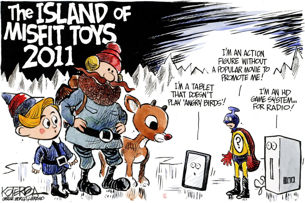  THE ISLAND OF MISFIT TOYS by Jeff Koterba