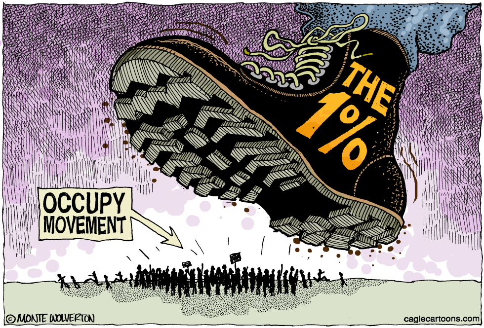  STOMPING OUT OCCUPY by Wolverton