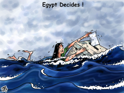 EGYPT DECIDES by Emad Hajjaj