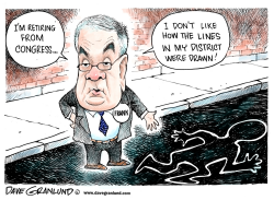 BARNEY FRANK RETIRING by Dave Granlund