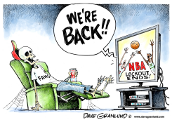 NBA LOCKOUT ENDS by Dave Granlund