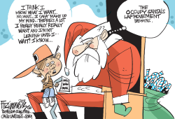 OCCUPY SANTA by David Fitzsimmons