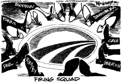 FIRING SQUAD by Milt Priggee