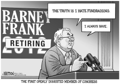 BARNEY FRANK ANNOUNCES RETIREMENT by RJ Matson