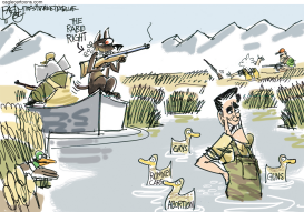 THAT DOG DOES HUNT by Pat Bagley