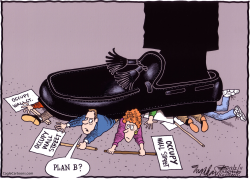 OCCUPY WALL STREET  by Bob Englehart