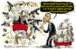 PAKISTAN Y OBAMA by Daryl Cagle