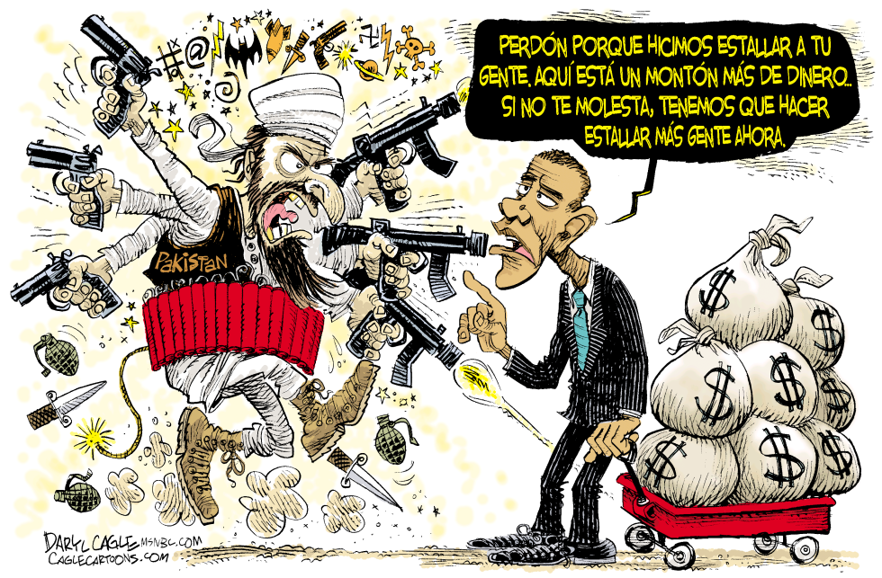  PAKISTAN Y OBAMA by Daryl Cagle