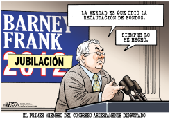 BARNEY FRANK ANUNCIA SU JUBILACION by RJ Matson