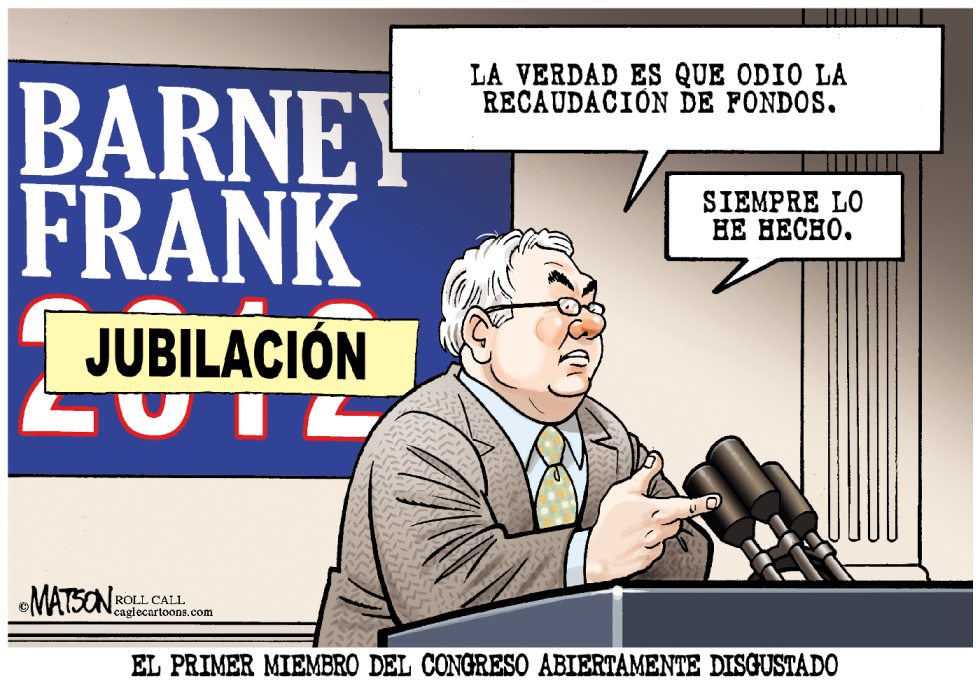  BARNEY FRANK ANUNCIA SU JUBILACION by RJ Matson