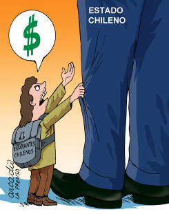 ESTADO CHILENO Y EXIGENCIAS DE ESTUDIANTES by Arcadio Esquivel