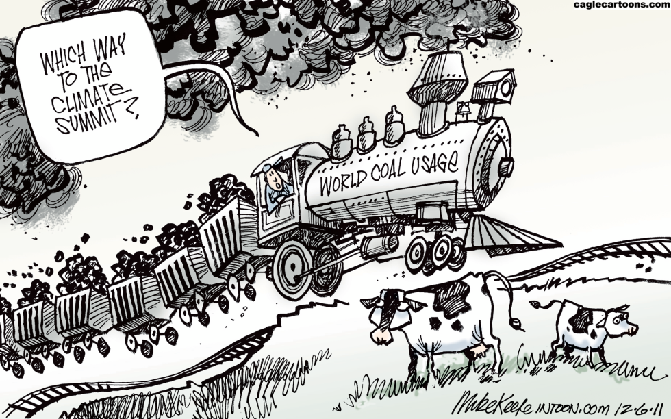  COAL USAGE by Mike Keefe