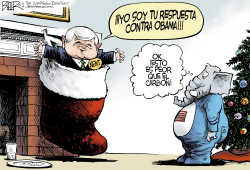 LA BUENA NUEVA DE NEWT by Nate Beeler