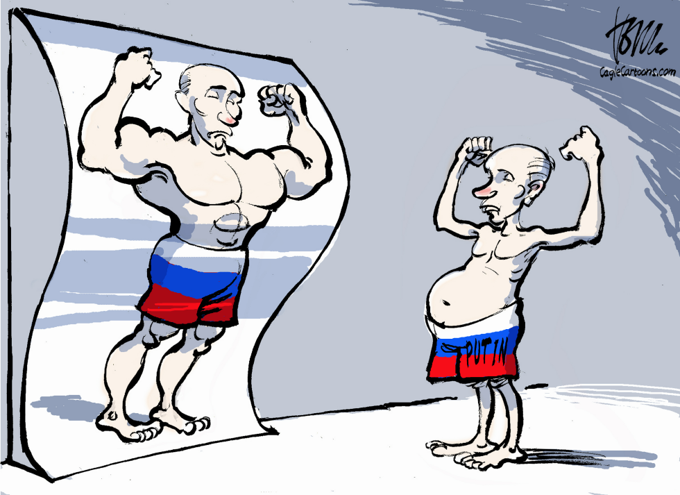  PUTIN WEAKER by Tom Janssen