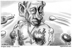 PUTIN - EMPEROR HAS NO SHIRT  by Taylor Jones