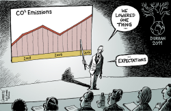 THE FIGHT AGAINST CLIMATE CHANGE by Patrick Chappatte