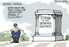 SOLDIERS REMAINS by Pat Bagley