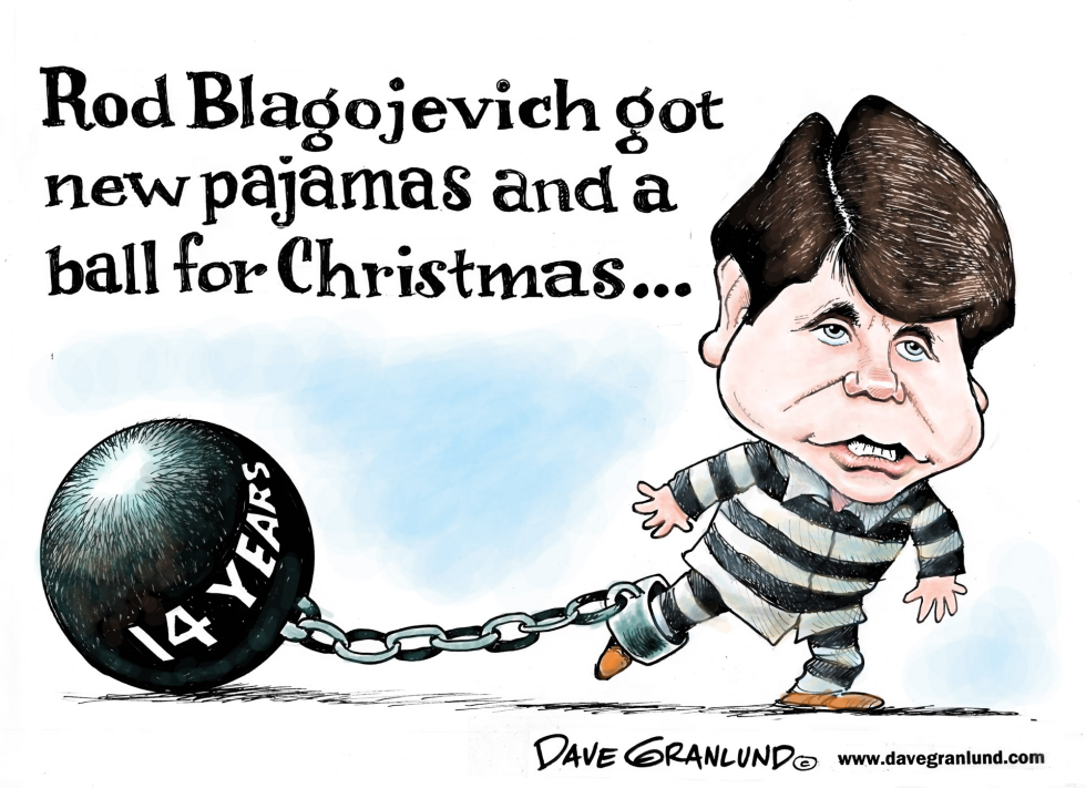  BLAGOJEVICH CHRISTMAS by Dave Granlund